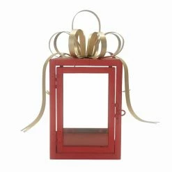 Best reviews of 👍 11" Red & Gold Gift Box Lantern by Ashland® 🛒