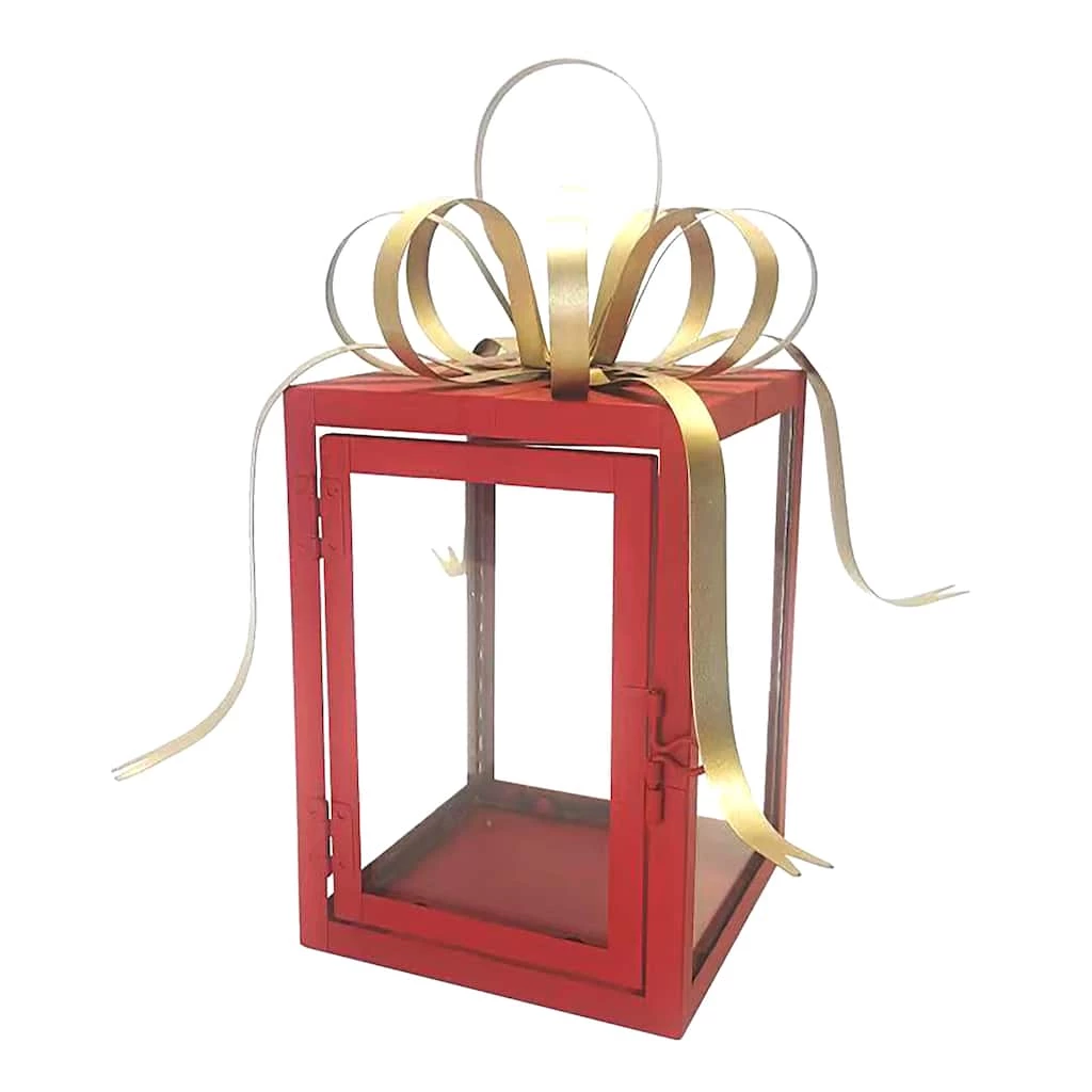 Best reviews of π 11" Red & Gold Gift Box Lantern by Ashland® π 4 Best reviews of π 11" Red & Gold Gift Box Lantern by Ashland® π - Image 2