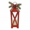Best Sale 😀 13" Red LED Candle Lantern with Greenery by Ashland® 🥰 -Christmas Shop 10701729 1