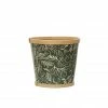 Outlet 🔔 6" Green Bamboo Print Pot by Ashland® 🎉 -Christmas Shop 10701750 1