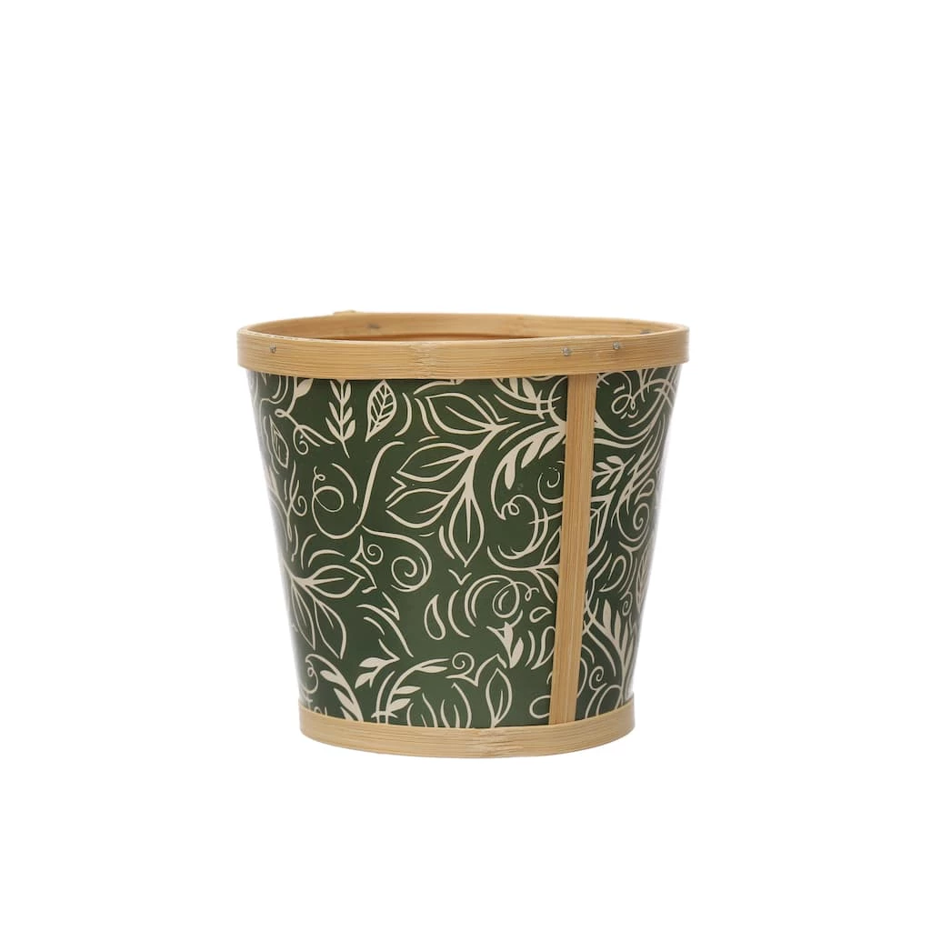 Outlet π 6" Green Bamboo Print Pot by Ashland® π 4 Outlet π 6" Green Bamboo Print Pot by Ashland® π - Image 2