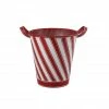 Wholesale 🔥 12.5" Small Red Stripe Galvanize Bucket by Ashland® 👏 -Christmas Shop 10701817 1