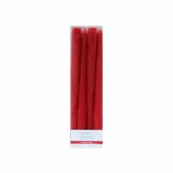 Best Sale ✔️ 10" Smooth Red Taper Candles by Ashland®, 4ct. ❤️