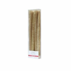 Coupon 😀 10" Textured Gold Taper Candles by Ashland®, 4ct. 🔔 -Christmas Shop 10701833 4