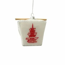 Brand new 🌟 4" Glass Chinese Take Out Ornament by Ashland® 😉 -Christmas Shop 10701853 3