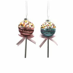 Cheap ✨ Assorted 5" Glass Lollipop Ornament by Ashland® 🔔 -Christmas Shop 10701869 3