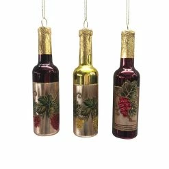 Cheapest 🎉 Assorted Glass Wine Bottle Ornament by Ashland® 💯