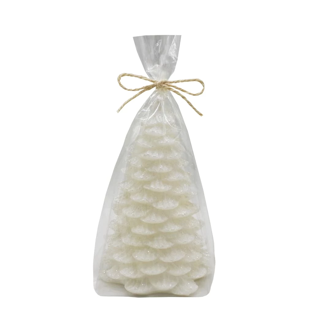 Cheapest π 4" x 6.5" White π Christmas Tree Candle by Ashland® π 4 Cheapest π 4" x 6.5" White π Christmas Tree Candle by Ashland® π - Image 2