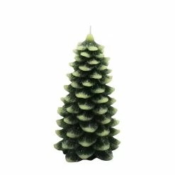 Budget 👍 3.35" x 6" Green 🎄 Christmas Tree Candle by Ashland® 🎁