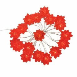 Budget 🤩 18ct. Poinsettia LED Crafting Lights by Ashland® ❤️ -Christmas Shop 10701965 2