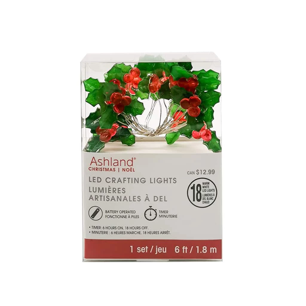 Budget π€© 18ct. Holly Berries & Leaves LED Crafting Lights by Ashland® π 6 Budget π€© 18ct. Holly Berries & Leaves LED Crafting Lights by Ashland® π - Image 4