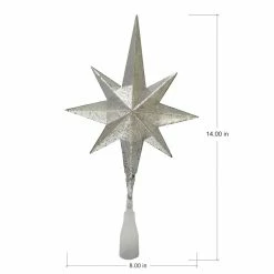 Outlet 👏 14" Silver Lighted Star of Bethlehem Tree Topper by Ashland® ✨ -Christmas Shop 10701972 5