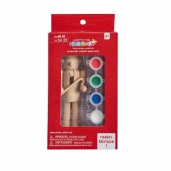 Best Sale 👍 6" Wood Elf Nutcracker Craft Painting Kit by Creatology™ 🎅 Christmas 🎉