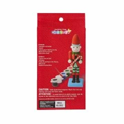 Best Sale 👍 6" Wood Elf Nutcracker Craft Painting Kit by Creatology™ 🎅 Christmas 🎉 -Christmas Shop 10702001 3