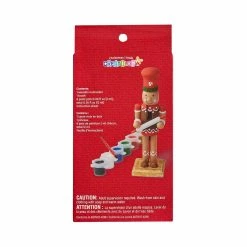Hot Sale ⌛ 6" Wood Gingerbread Nutcracker Craft Painting Kit by Creatology™ 🔔 Christmas 🛒 -Christmas Shop 10702005 3