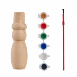 Deals 🤩 6" Wood Snowman 3D Craft Painting Kit by Creatology™ 🎄 Christmas 🧨 -Christmas Shop 10702007 2