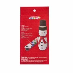 Deals 🤩 6" Wood Snowman 3D Craft Painting Kit by Creatology™ 🎄 Christmas 🧨 -Christmas Shop 10702007 3