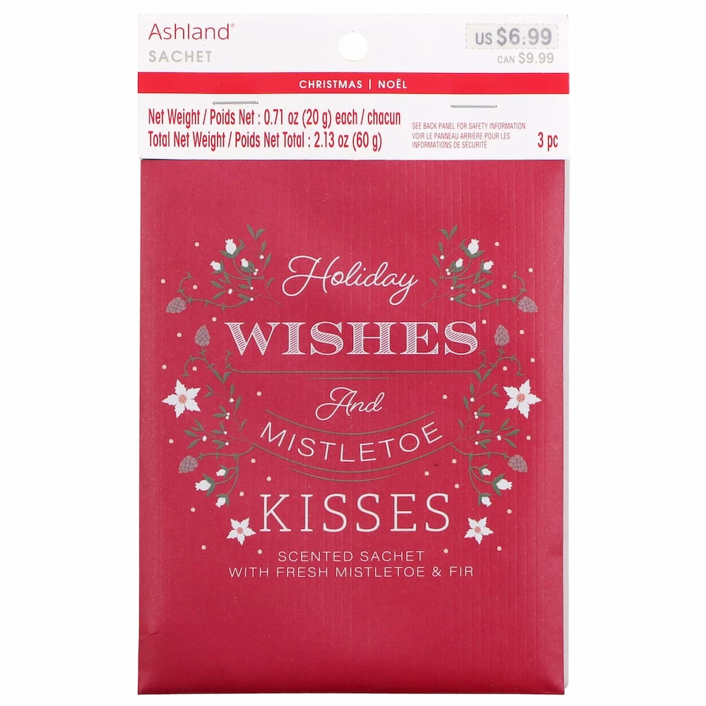 Cheap π Fresh Mistletoe & Fir Scented Sachet by Ashland® β¨ 3 Cheap π Fresh Mistletoe & Fir Scented Sachet by Ashland® β¨