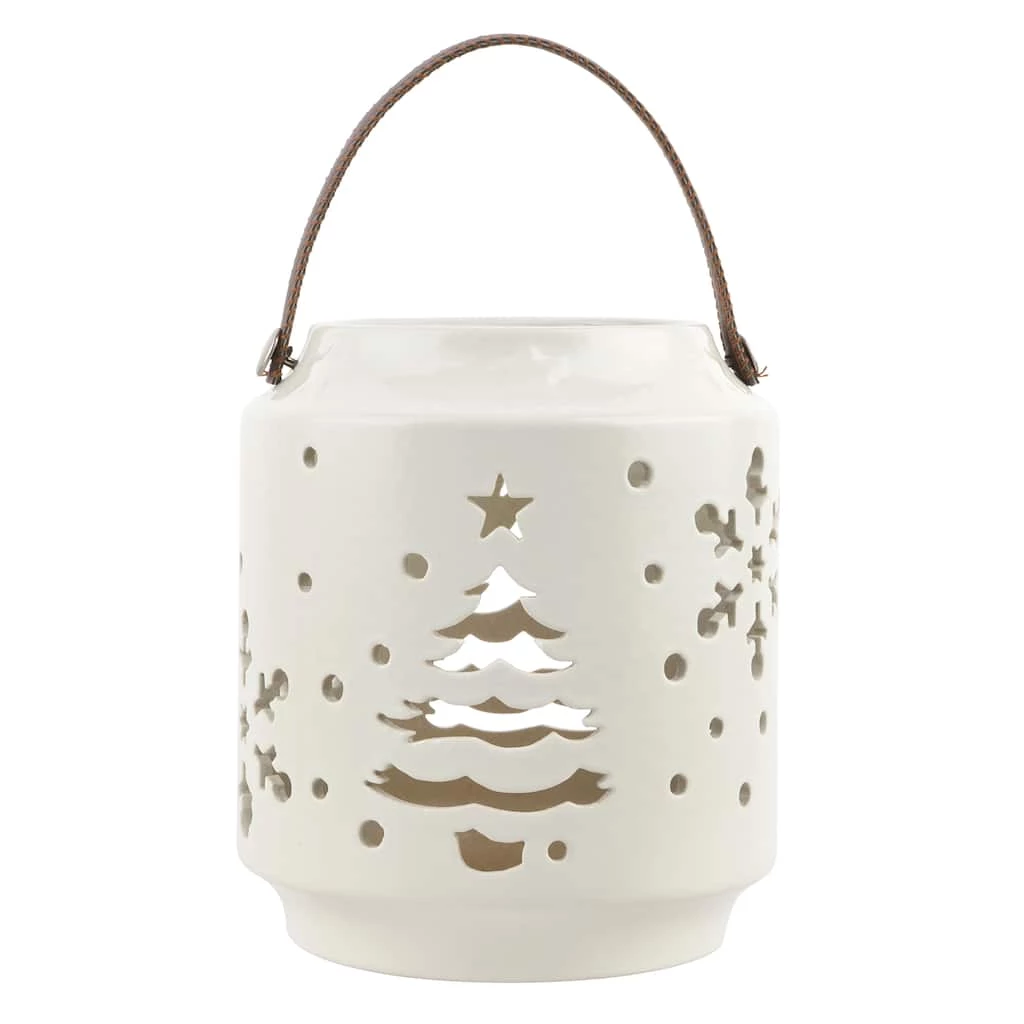 Flash Sale β 7" White π Christmas Tree & Snowflake Ceramic Tealight Lantern by Ashland® π€© 3 Flash Sale β 7" White π Christmas Tree & Snowflake Ceramic Tealight Lantern by Ashland® π€©