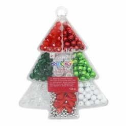 Coupon π Traditional π Christmas Tree Bead Box Kit by Creatology™ π