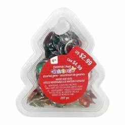 Budget ✨ Assorted 🎅 Christmas Gems In Tree Shaped Container by Creatology™ 🔥 -Christmas Shop 10702193 13