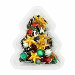 Budget ✨ Assorted 🎅 Christmas Gems In Tree Shaped Container by Creatology™ 🔥 -Christmas Shop 10702193 3