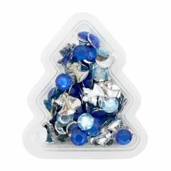 Budget ✨ Assorted 🎅 Christmas Gems In Tree Shaped Container by Creatology™ 🔥 -Christmas Shop 10702193 8