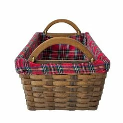 Flash Sale ✔️ Large Chipwood Basket with Liner by Ashland® 🎁 -Christmas Shop 10702378 3