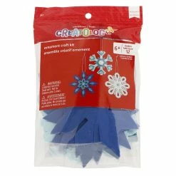 Buy 💯 Snowflake Felt Ornament Craft Kit by Creatology™ 🔥