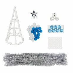 Cheap 😀 Christmas Tinsel Tree Décor Craft Kit by Creatology™ ✔️ -Christmas Shop 10702412 4