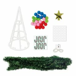 Outlet ✔️ Tinsel 🎁 Christmas Tree Craft Kit by Creatology™ ✔️ -Christmas Shop 10702416 4