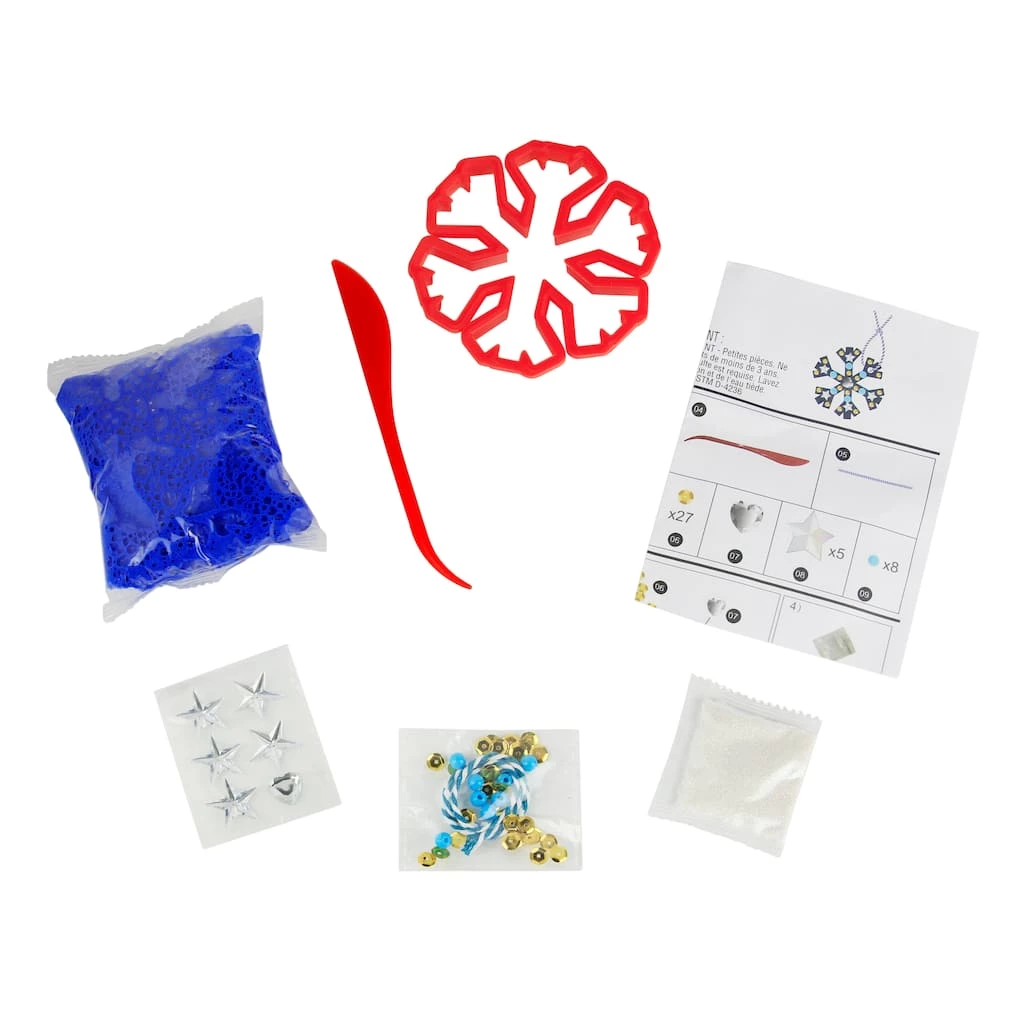 Brand new ⌛ Snowflake Air Dry Dough Ornament Kit by Creatology™ ❤️ 5 Brand new ⌛ Snowflake Air Dry Dough Ornament Kit by Creatology™ ❤️ - Image 3