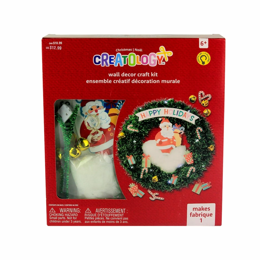 Outlet 𧨠Happy Holidays Tinsel Wreath Craft Kit by Creatology™ β€οΈ 3 Outlet 𧨠Happy Holidays Tinsel Wreath Craft Kit by Creatology™ β€οΈ