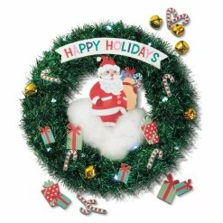 Outlet 𧨠Happy Holidays Tinsel Wreath Craft Kit by Creatology™ β€οΈ 7 Outlet 𧨠Happy Holidays Tinsel Wreath Craft Kit by Creatology™ β€οΈ -Christmas Shop 10702426 3