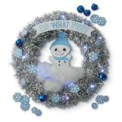 Wholesale π Snowman Tinsel Wreath Craft Kit by Creatology™ 𧨠7 Wholesale π Snowman Tinsel Wreath Craft Kit by Creatology™ 𧨠-Christmas Shop 10702429 3
