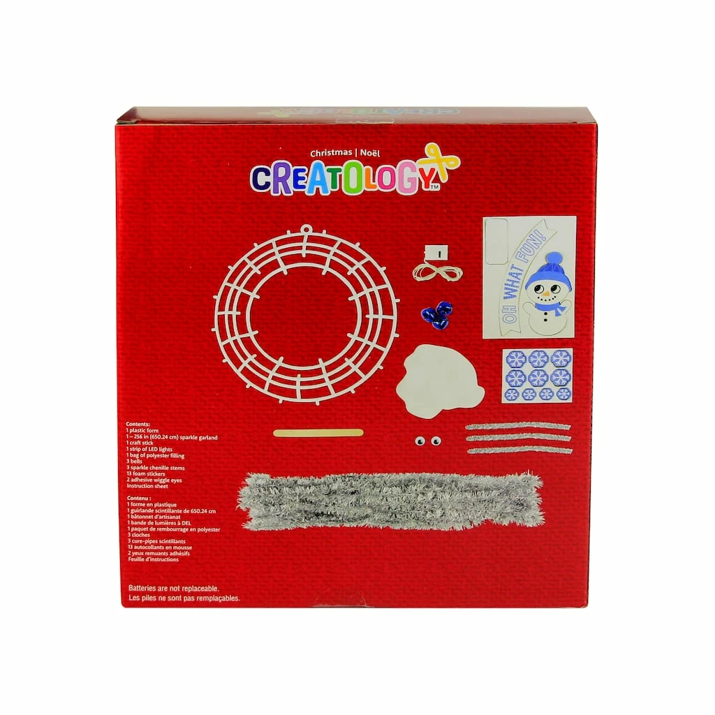 Wholesale π Snowman Tinsel Wreath Craft Kit by Creatology™ 𧨠6 Wholesale π Snowman Tinsel Wreath Craft Kit by Creatology™ 𧨠- Image 4