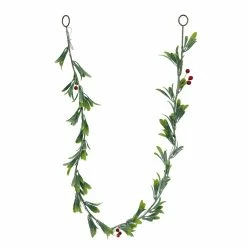 Top 10 ⌛ 5ft. Pre-Lit LED Red Berry Leaf Garland by Ashland® 🧨 -Christmas Shop 10702493 4
