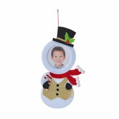 Cheapest 🛒 8.3'' Snowman Felt Frame 🔔 Christmas Ornament by Studio Décor® by Studio Decor 🔥