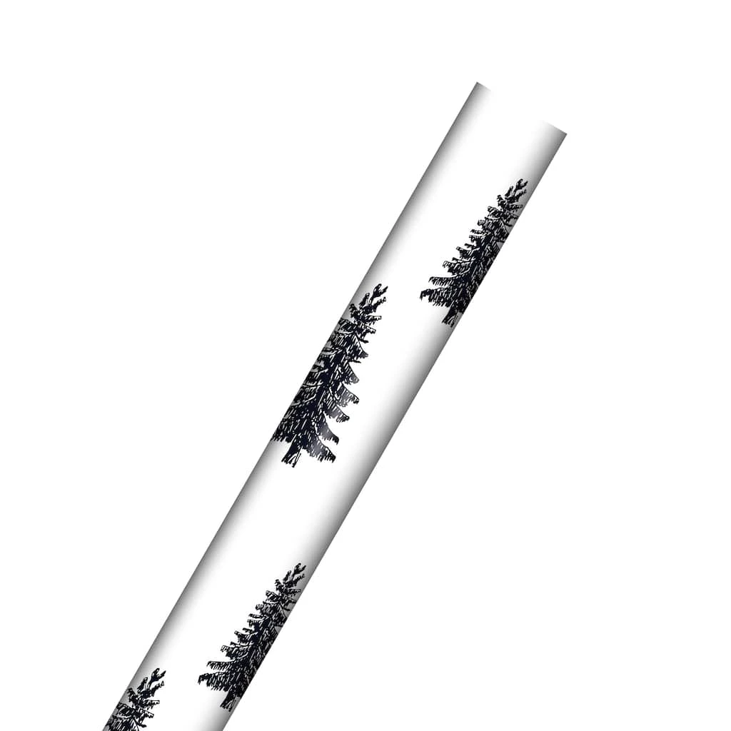 Promo β Black Trees Gift Wrap by Celebrate It™ π Christmas 𧨠4 Promo β Black Trees Gift Wrap by Celebrate It™ π Christmas 𧨠- Image 3