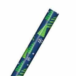 Promo 🧨 Blue Evergreen Tree Gift Wrap by Celebrate It™ 👍 -Christmas Shop 10702800 3
