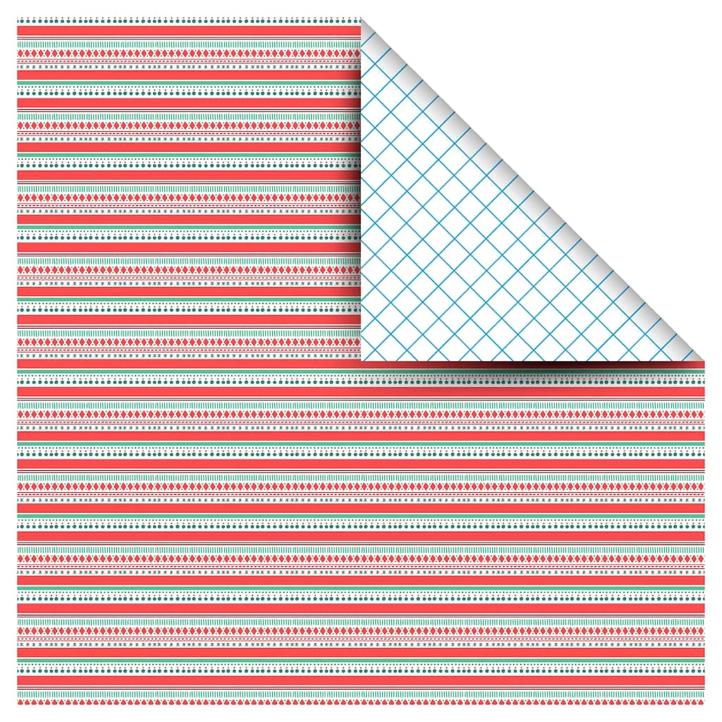 Cheap ⌛ Red & Green Holiday Stripes Gift Wrap by Celebrate It™ ❄ Christmas ✨ 3 Cheap ⌛ Red & Green Holiday Stripes Gift Wrap by Celebrate It™ ❄ Christmas ✨