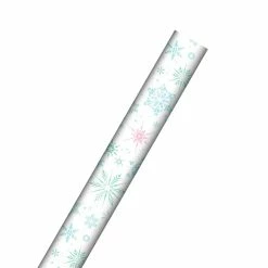 Cheap 🌟 Pink Snowflakes Gift Wrap by Celebrate It™ 🎅 Christmas 😍 -Christmas Shop 10702814 3