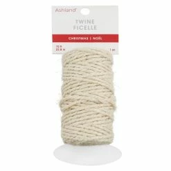 Buy 😉 75ft. Metallic Cream Twine by Ashland® 😉