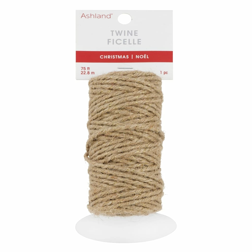 Wholesale π 75ft. Metallic Natural Twine by Ashland® π 3 Wholesale π 75ft. Metallic Natural Twine by Ashland® π