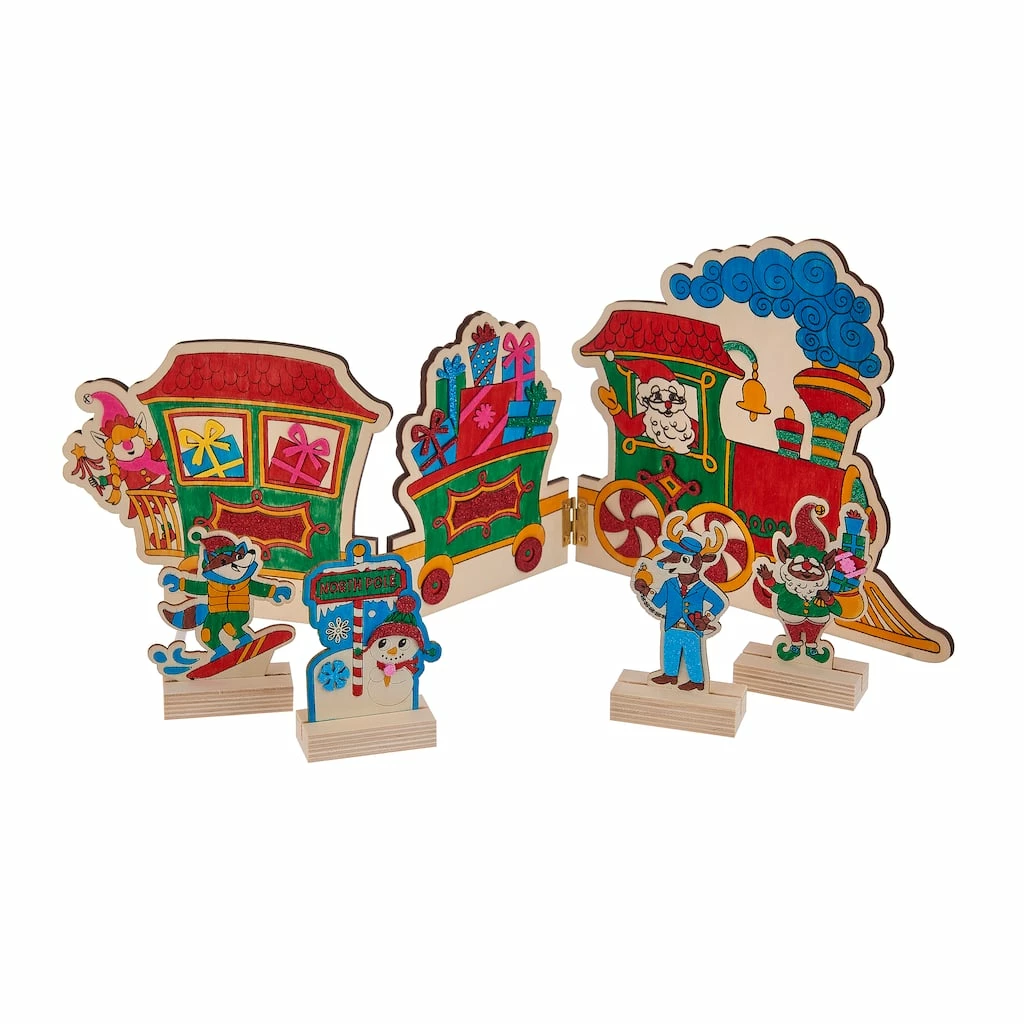 Deals β Christmas Train Wood Scene Craft Kit by Creatology™ π 4 Deals β Christmas Train Wood Scene Craft Kit by Creatology™ π - Image 2