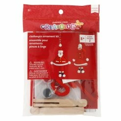Brand new 💯 Mr. & Mrs. Claus Clothespin Ornament Kit by Creatology™ 🌟
