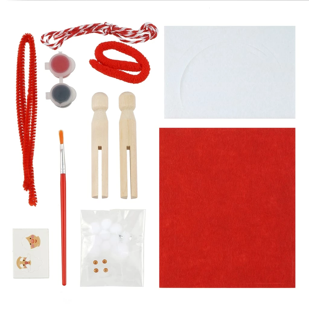 Brand new π― Mr. & Mrs. Claus Clothespin Ornament Kit by Creatology™ π 4 Brand new π― Mr. & Mrs. Claus Clothespin Ornament Kit by Creatology™ π - Image 2