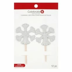Deals 🔔 Snowflake Treat Toppers by Celebrate It® 💯 -Christmas Shop 10702884 1