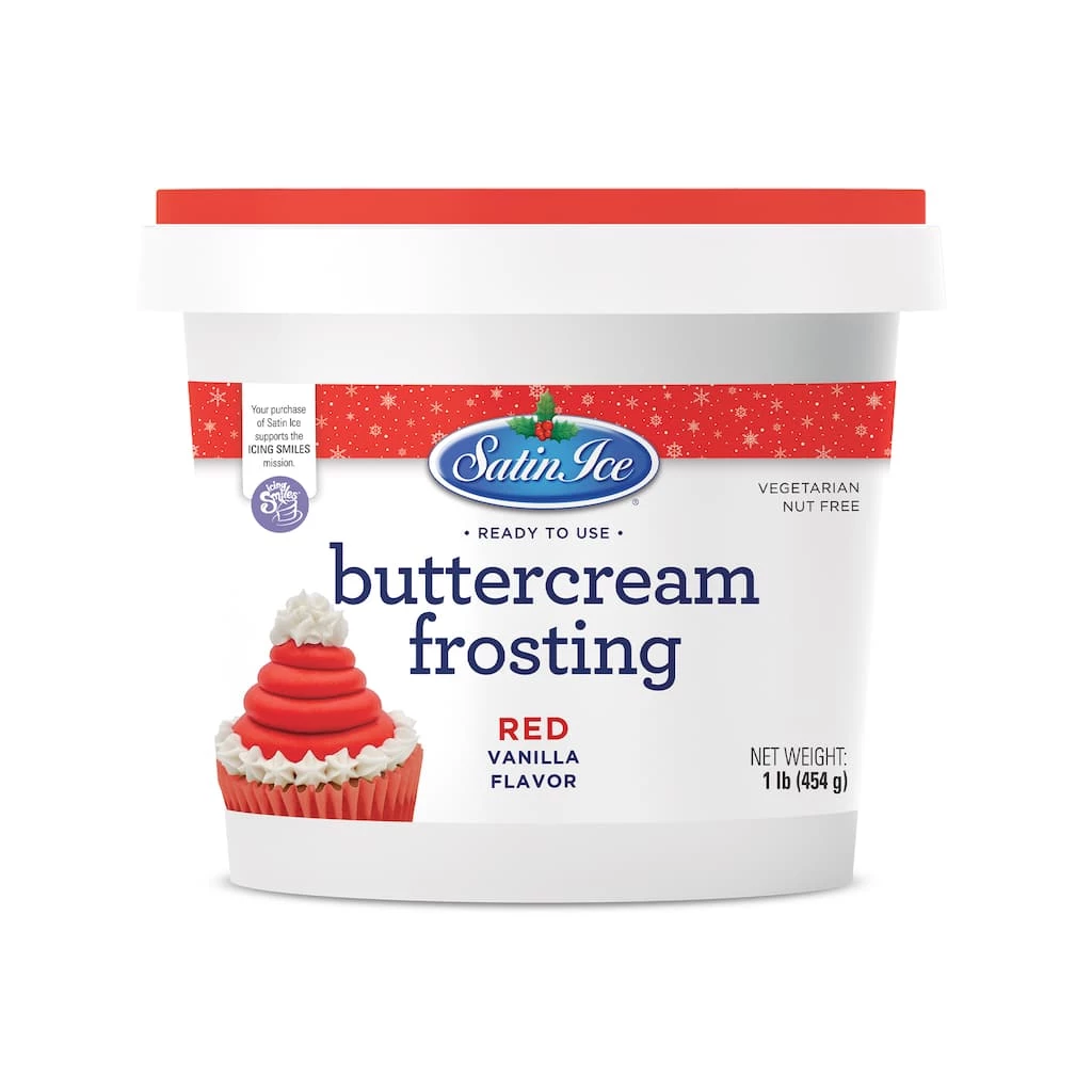 Brand new π€© Satin Ice® Holiday Buttercream Frosting, 1lb. π 3 Brand new π€© Satin Ice® Holiday Buttercream Frosting, 1lb. π