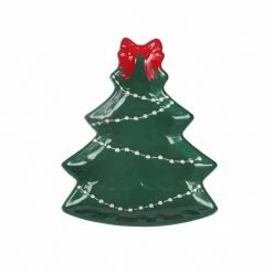 New 🥰 9" 🎄 Christmas Tree Platter by Celebrate It™ 🔔